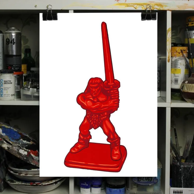 heroquest barbarian print