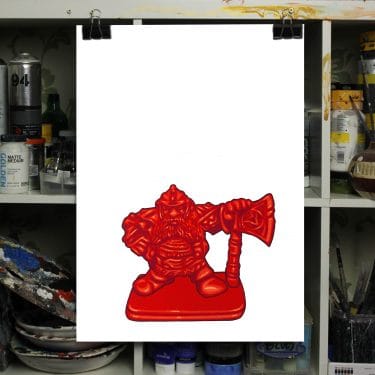 heroquest dwraf print