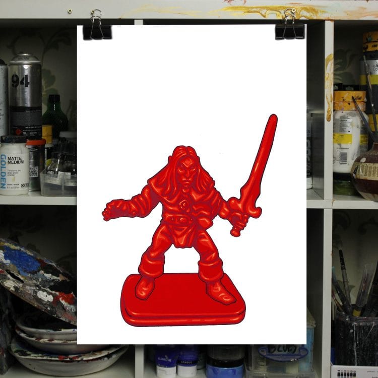 heroquest elf print