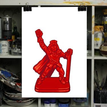 heroquest wizard print