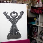 heroquest chaos sorcerer pop art canvas painting