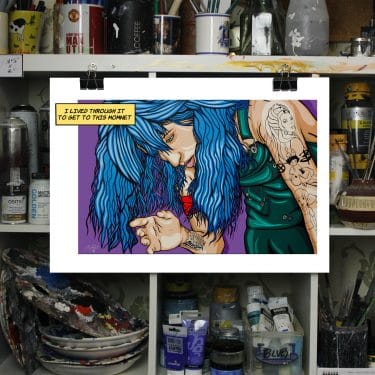 miss moment art print