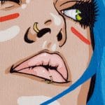 Miss Skate Pop Art Painting