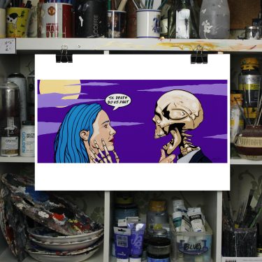 till death do us part art print